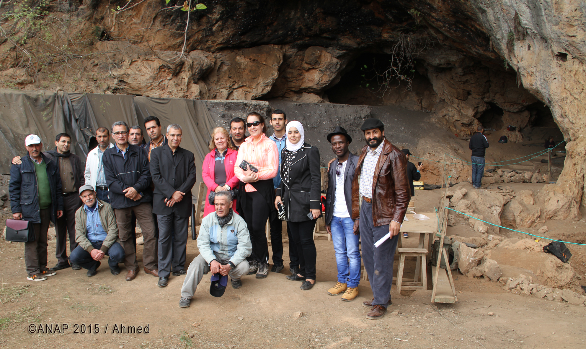 Visite de la Grotte des Pigeons : Participants