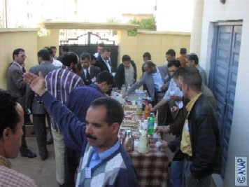 Pause et discussions