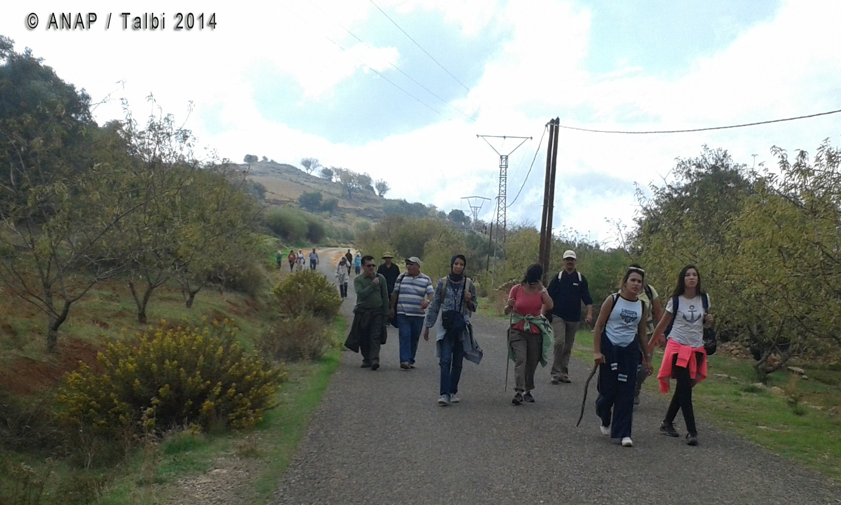 La route et le village