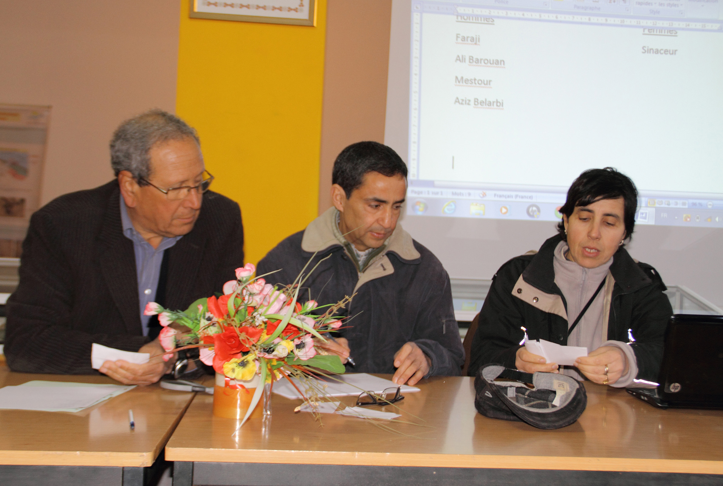 Commission d'�lection d'un nouveau bureau