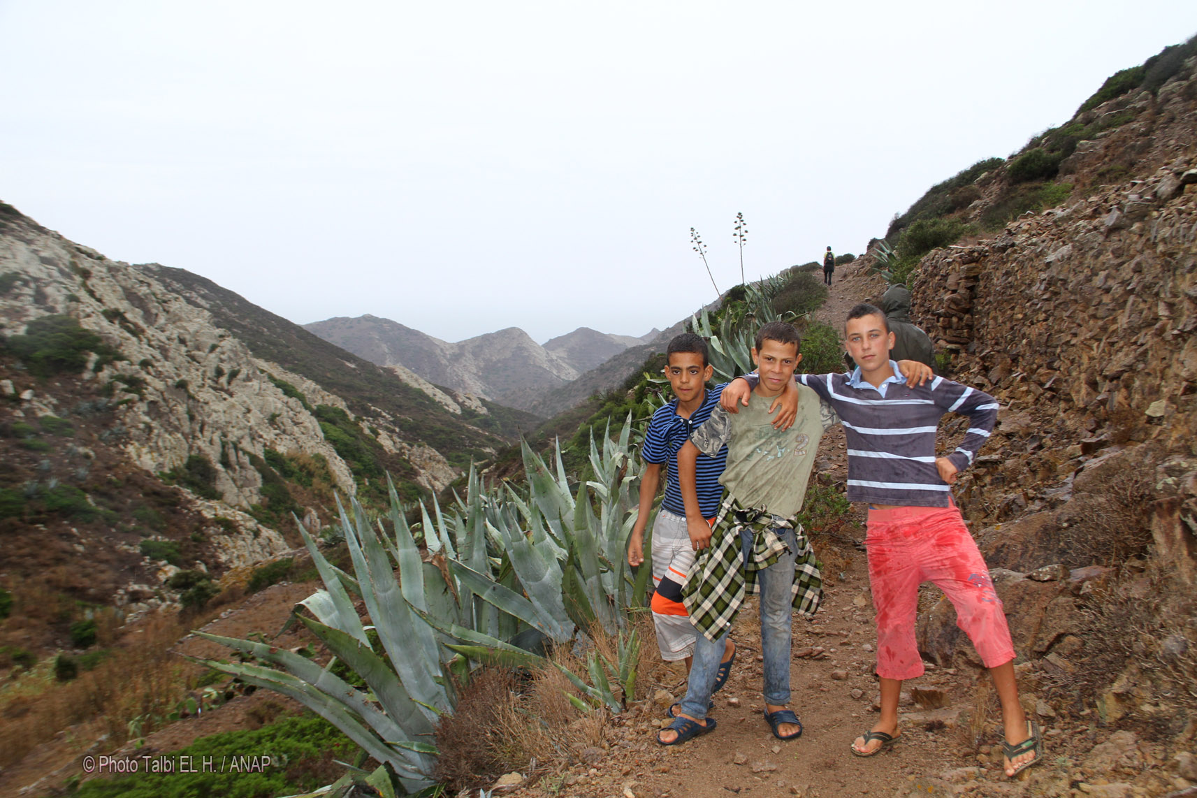 Petits randonneurs locaux