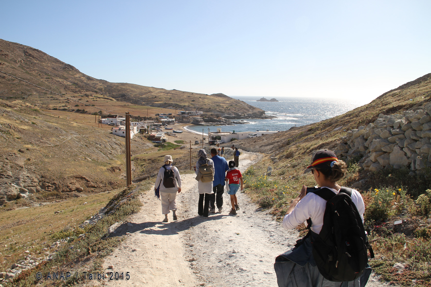 Marche vers la plage
