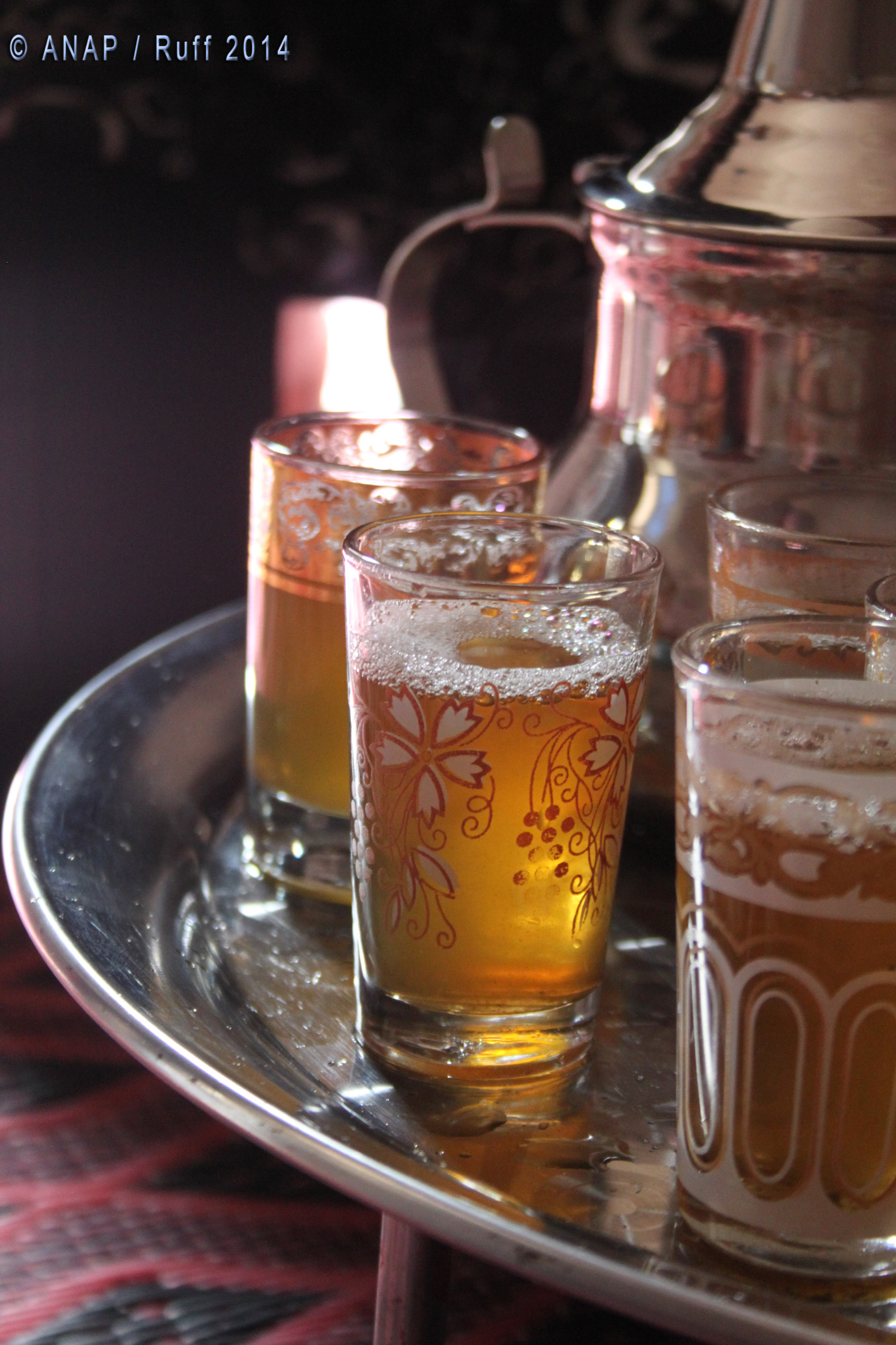 Th� d'amiti�, l'accueil!