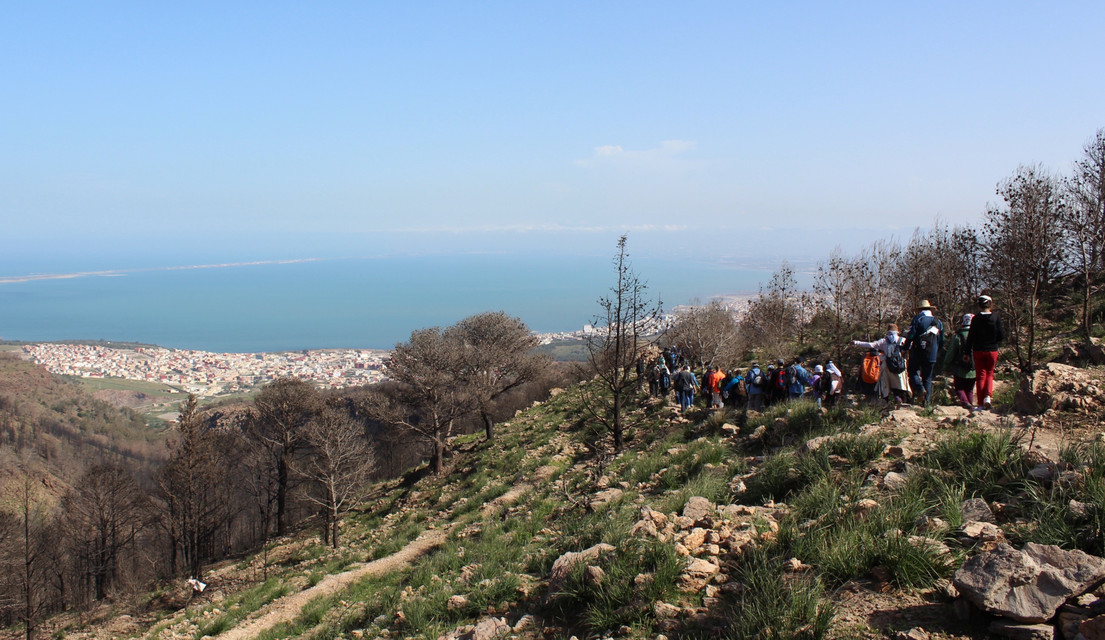 Mar Chica des hauteurs de Gourougou