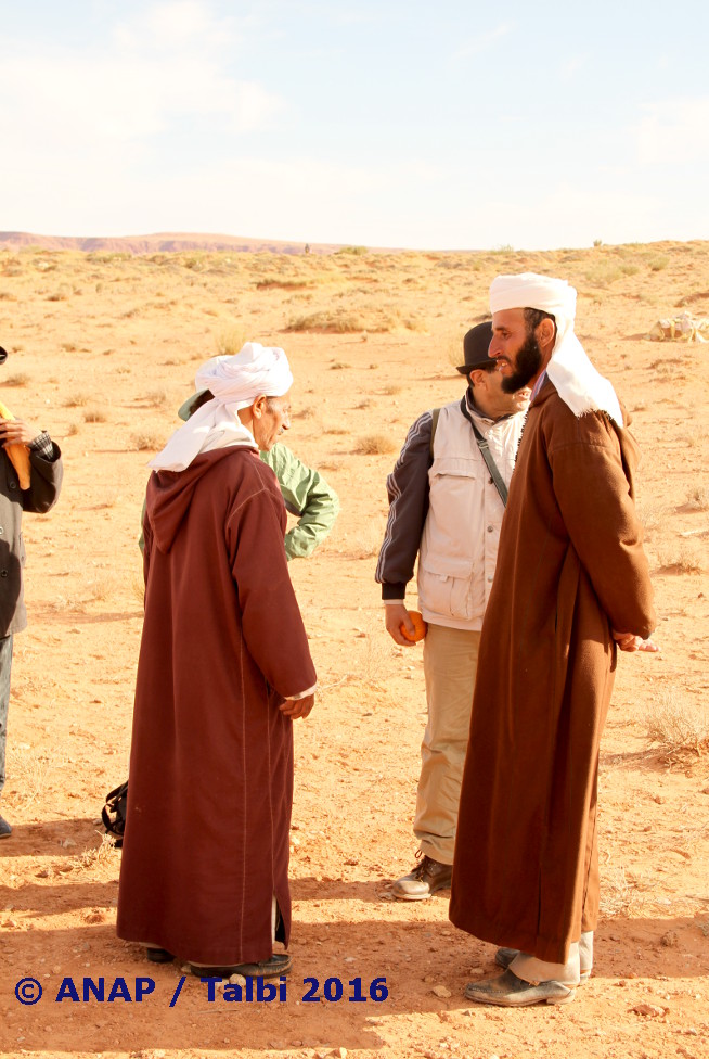 Les habitants du site...