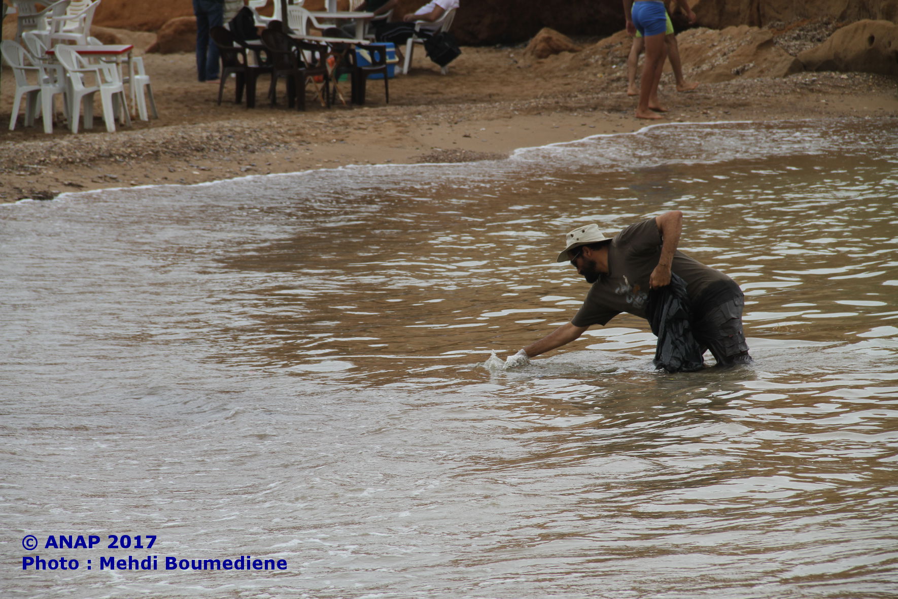 C�t� ouest dans l'eau