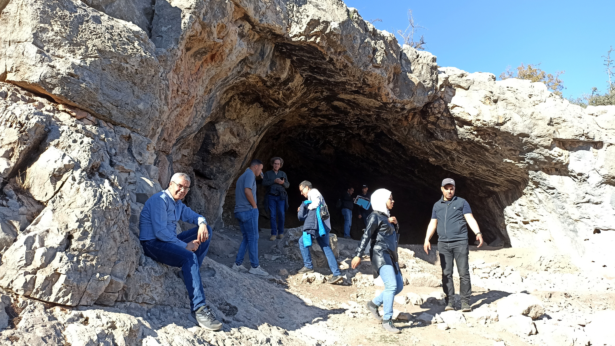 Entr�e de la grotte