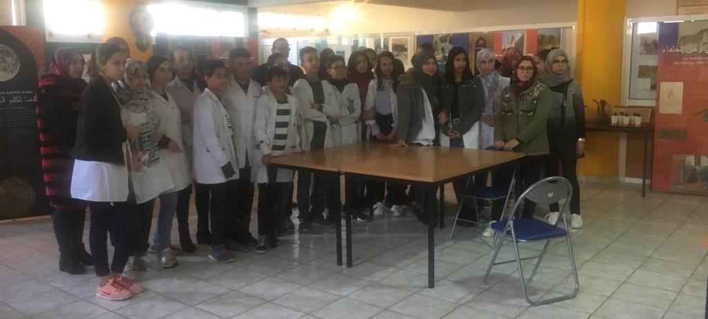 Visite des scolaires groupe