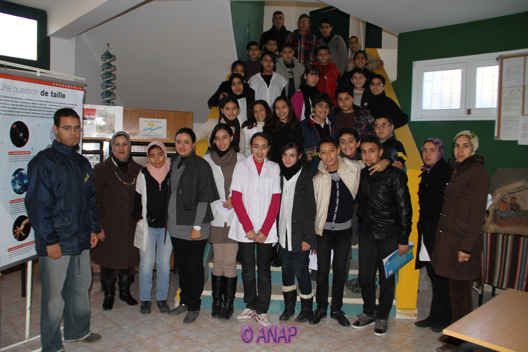 Expo NANO : Visite guid�e Groupe Benali 1