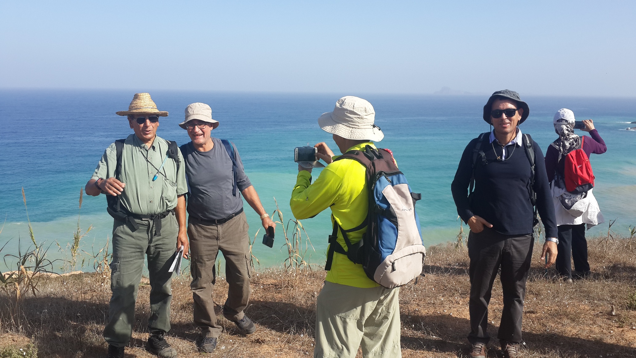 Beaut� des paysages et joie des marcheurs