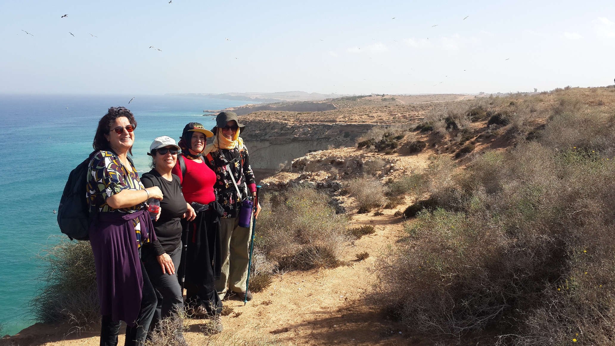 Beaut� des paysages et joie des marcheurs