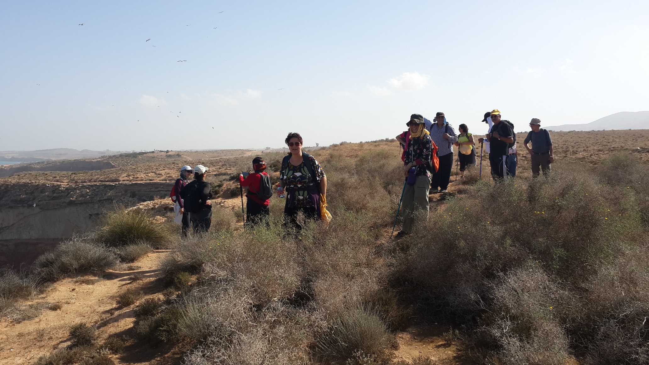 Beaut� des paysages et joie des marcheurs