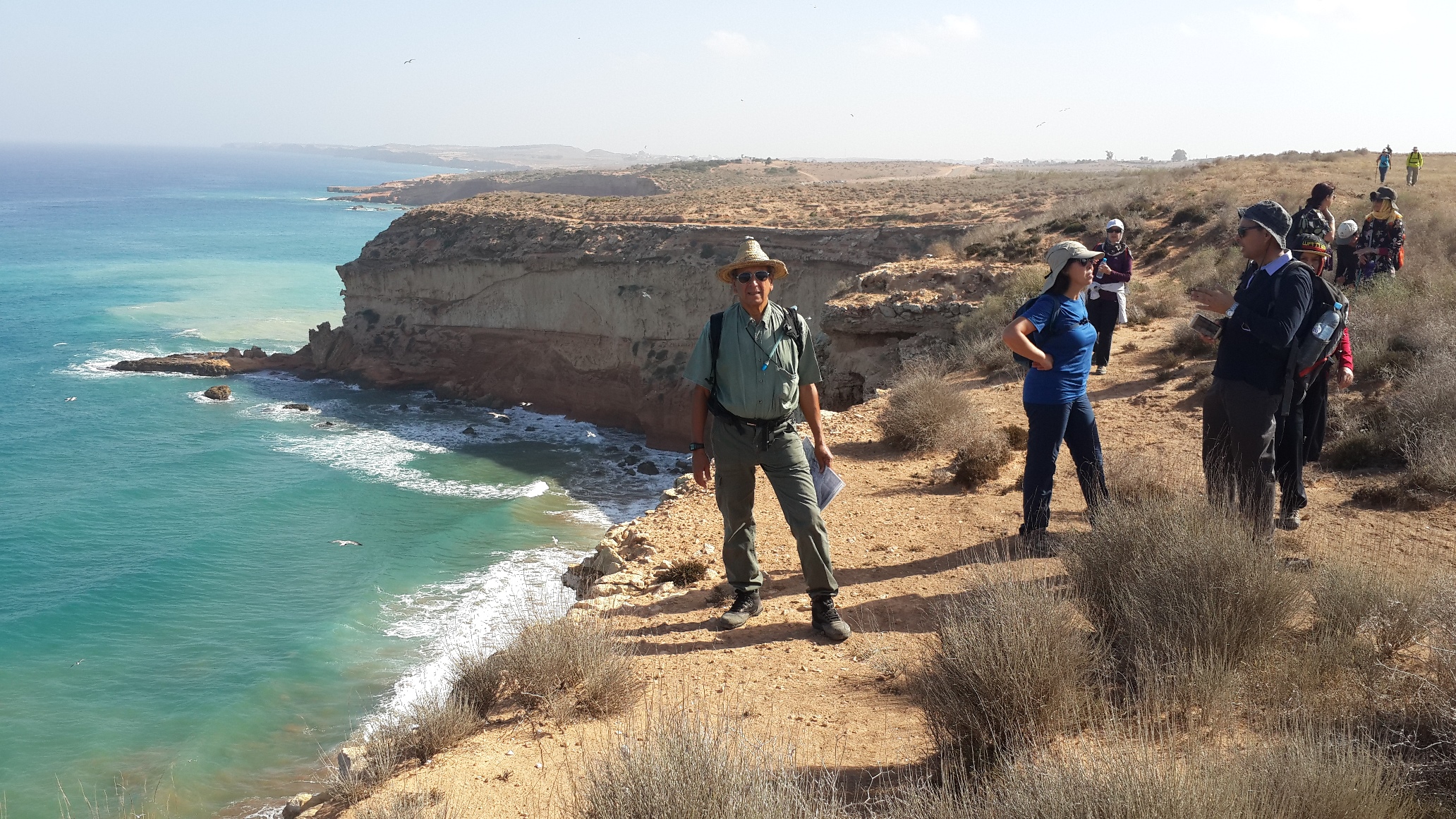 Beaut� des paysages et joie des marcheurs