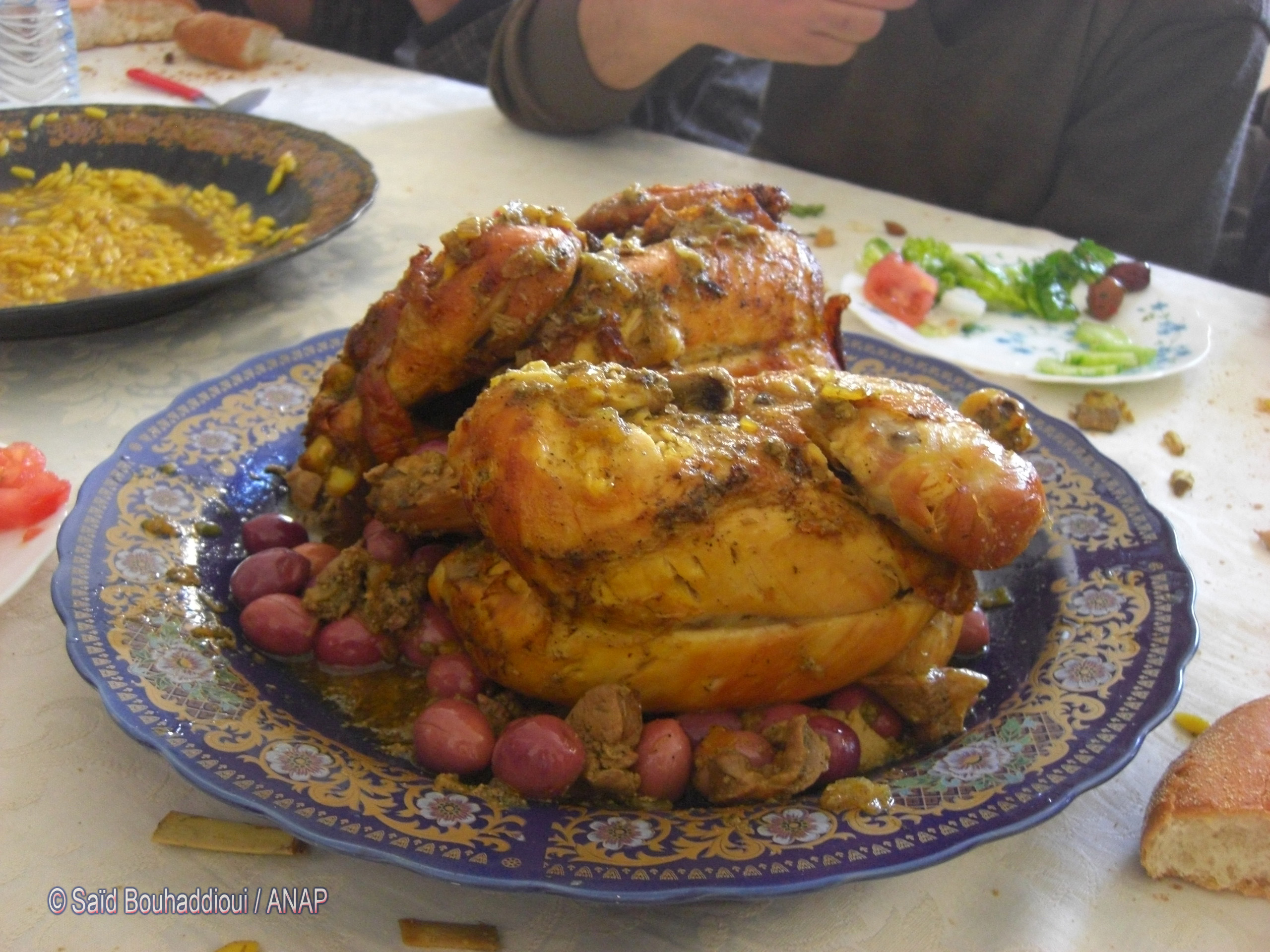 Repas dans la montagne