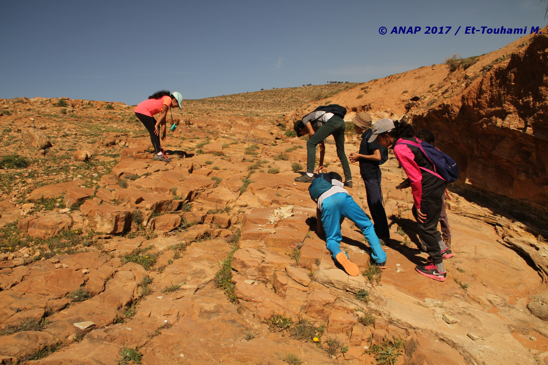 Les jeunes en d�couverte...