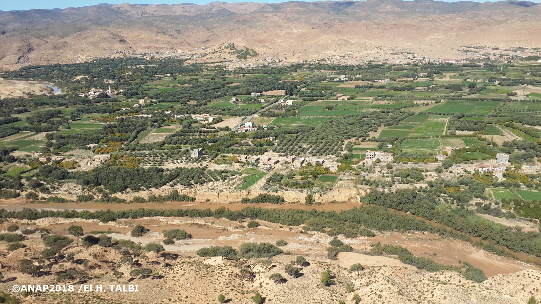 Vue g�n�rale sur les jardins de Gafait