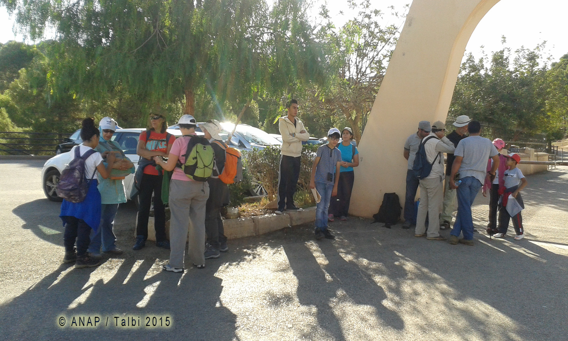 Entr�e du Parc de Sidi Maafa