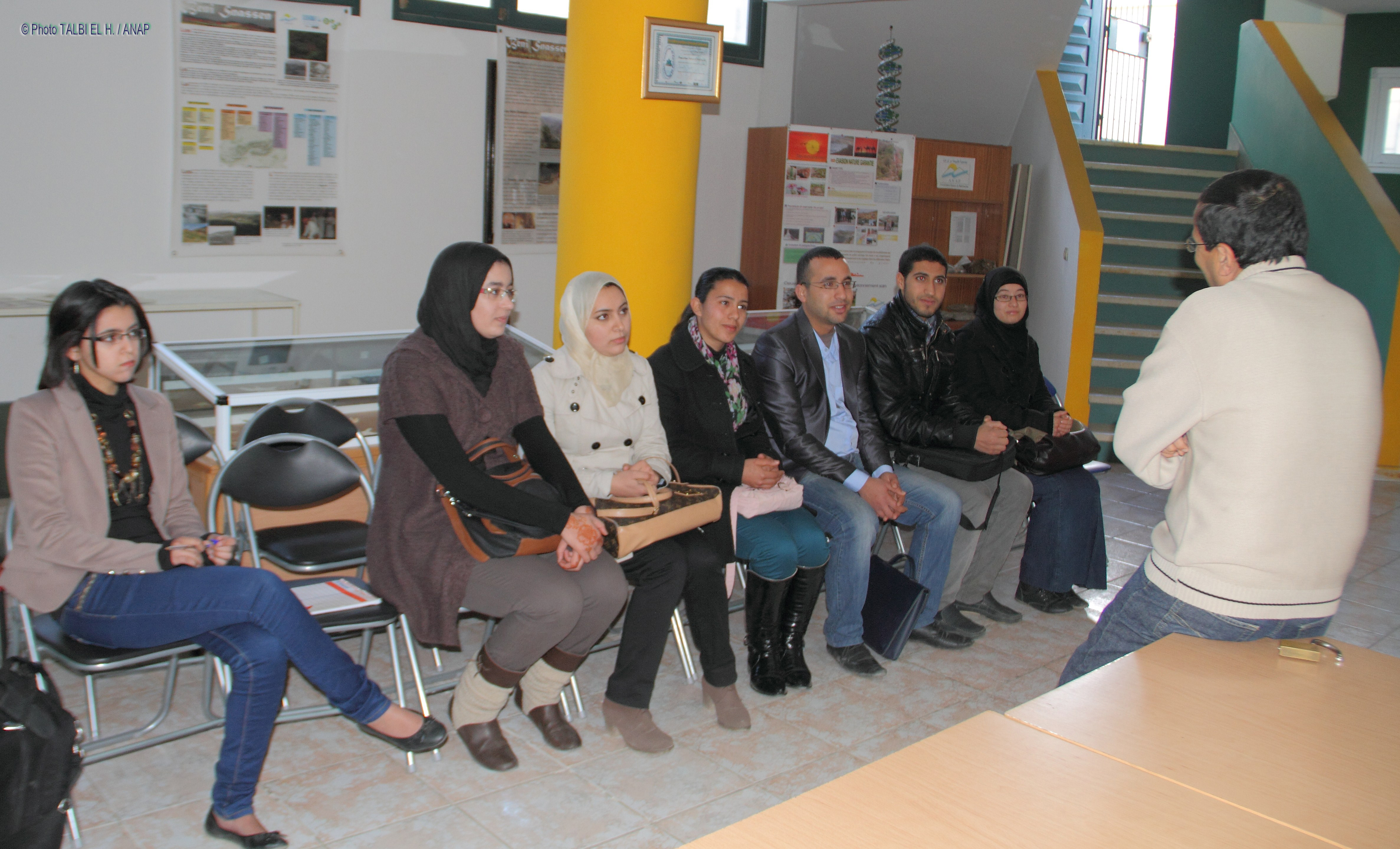 Accueil des membres du club