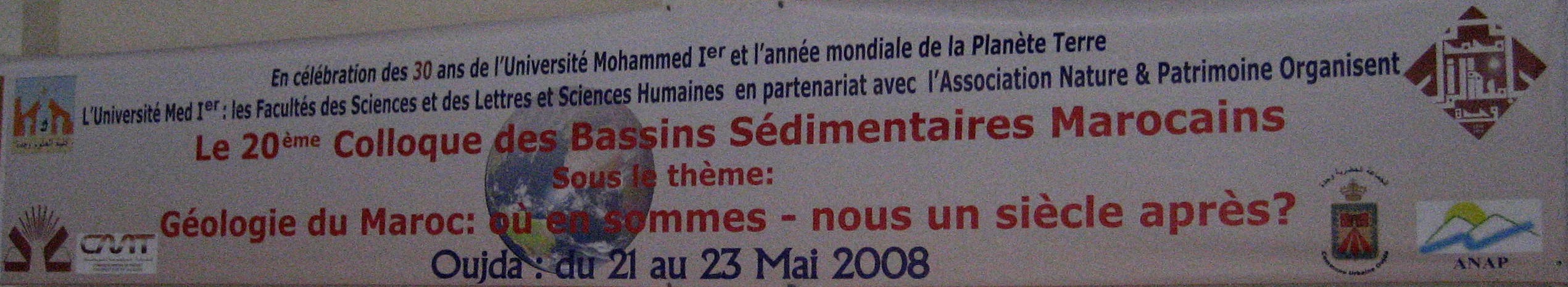 Banderole  du colloque