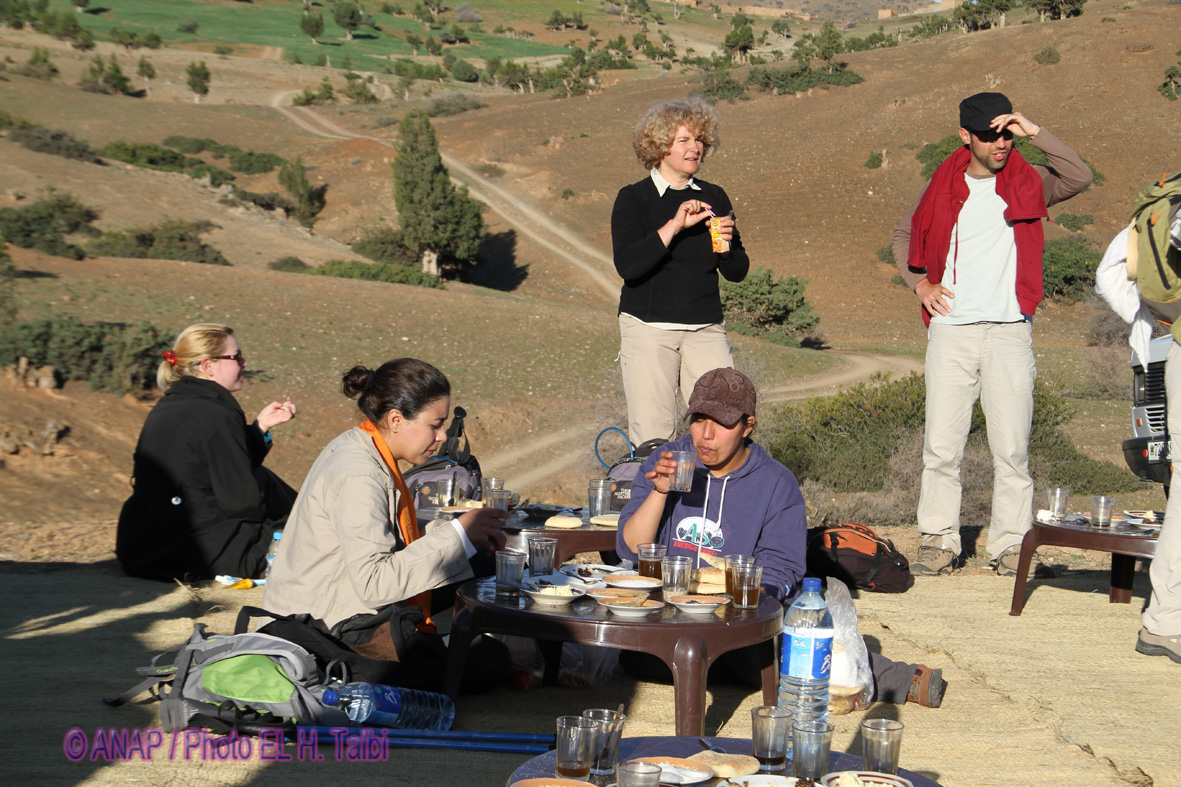 Premier petit d�jeuner chez Lahcen