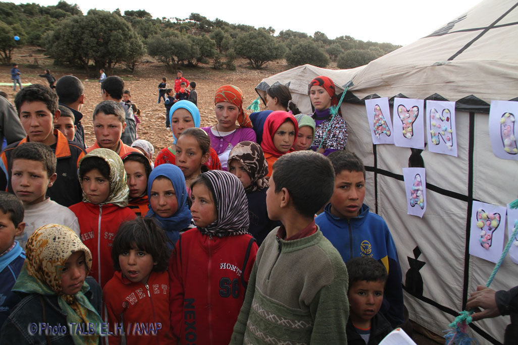 Enfants du village : fin des ateliers "Travers�e des Ecoles"