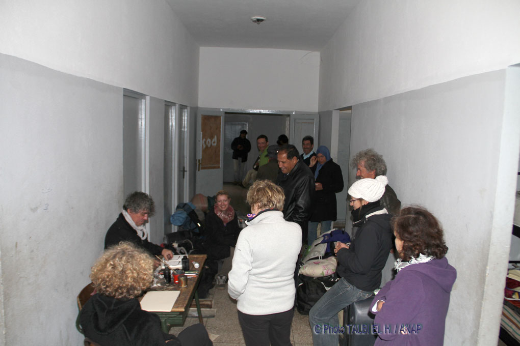 Internat : visite des Autorit�s locales