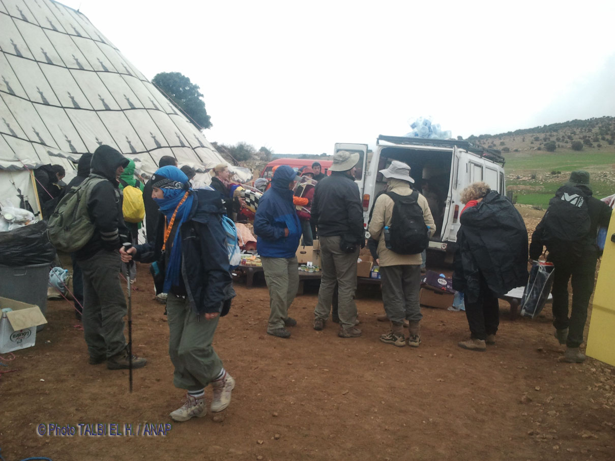 Matin�e froide avec vent et pluie