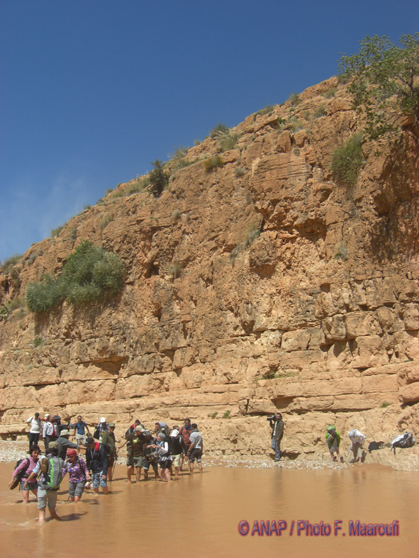 Travers�e de l'oued Za