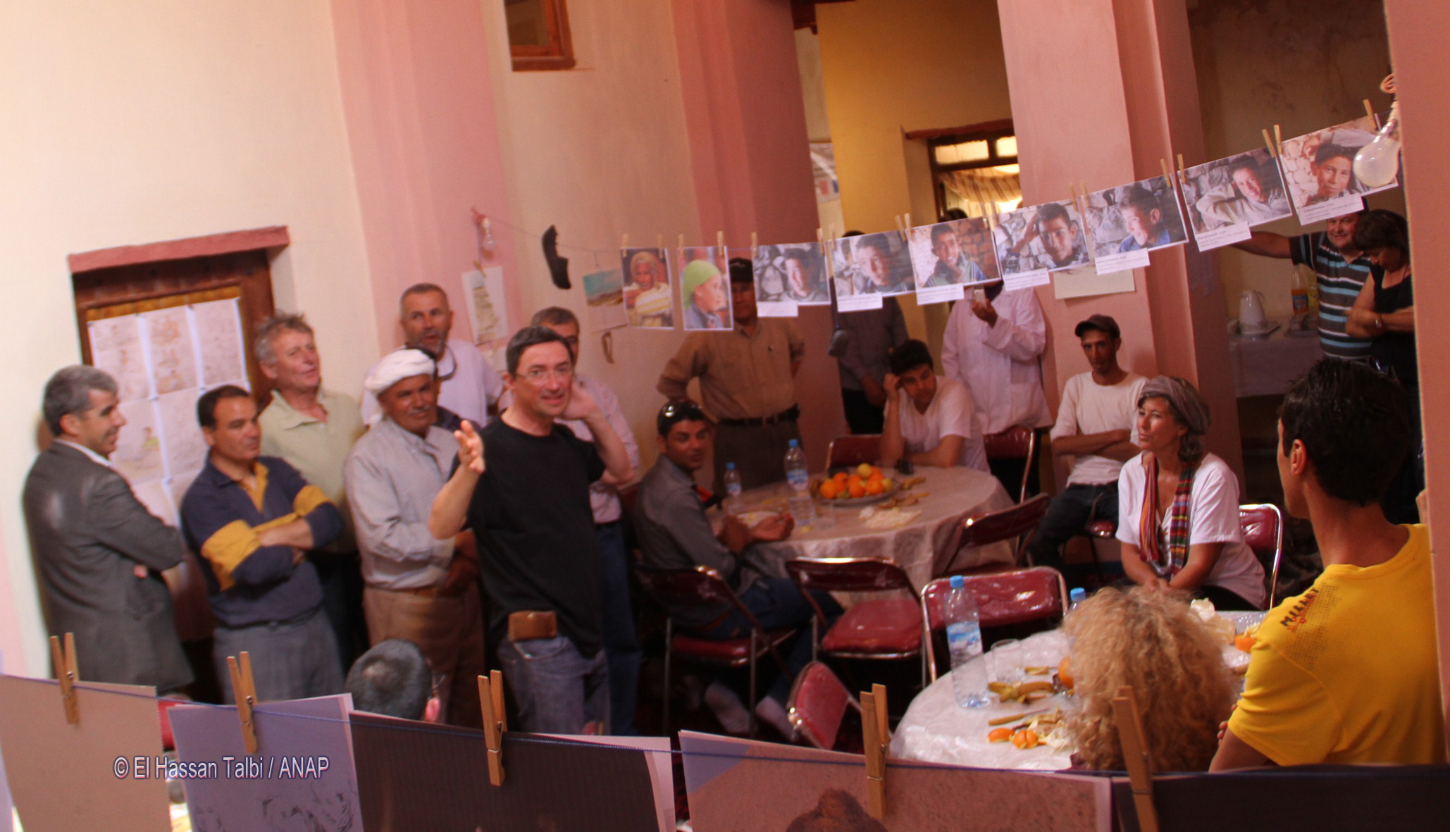 Lieu de d�jeuner = exposition