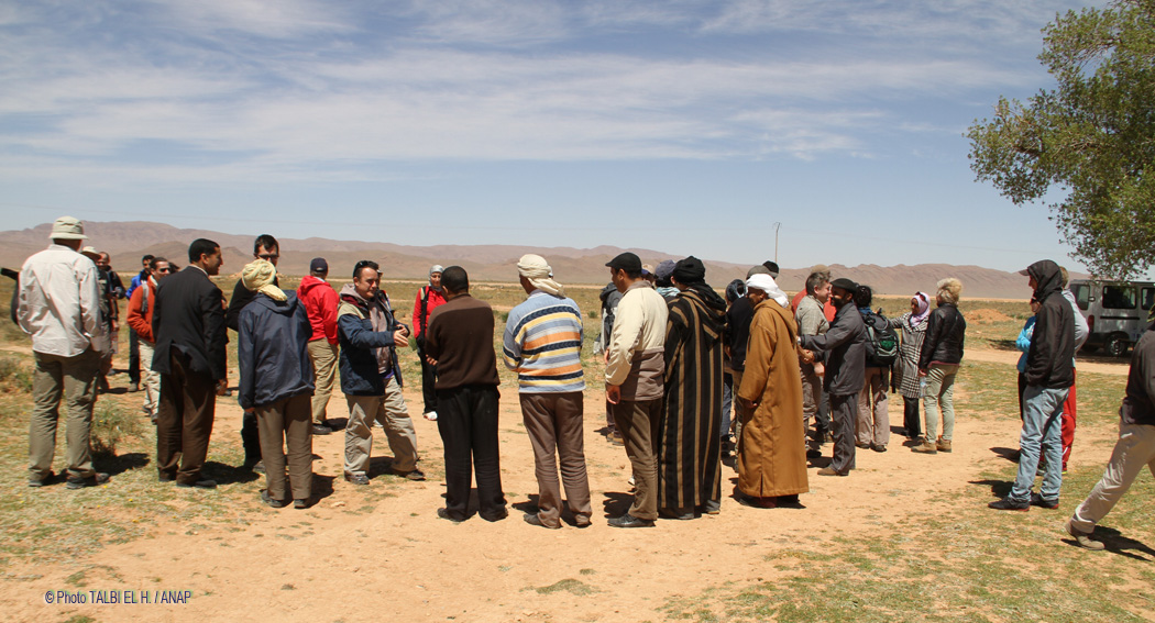 Accueil par les B�ni Guil